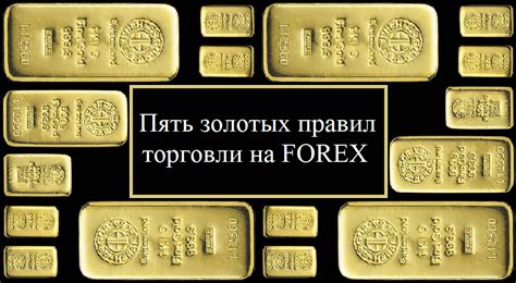 десять золотых правил форекс